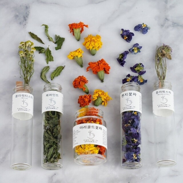 꽃차시대,꽃차시대 꽃차선물세트 5종(기념일 명절)