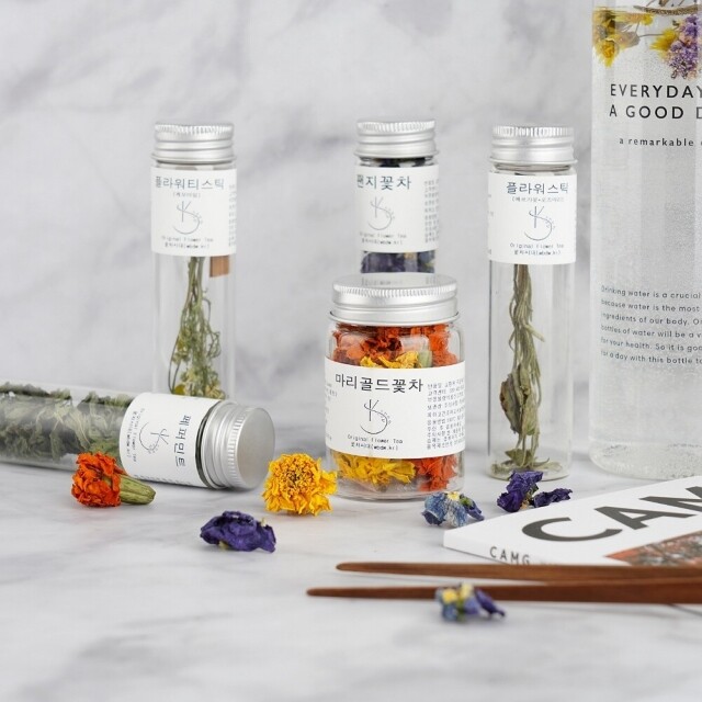 꽃차시대,꽃차시대 꽃차선물세트 5종(기념일 명절)